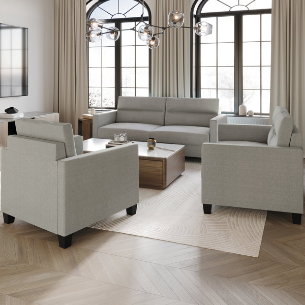 Ebern Designs Macy 3 Piece Living Room Set & Reviews Wayfair